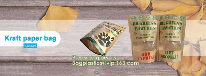 Three side seal bag Stand up bag Automatic packaging film Special shape bag Fin/lap seal with gusset bag Stand up zipper