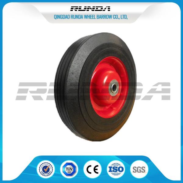 Buy cheap Farm Wagon Solid Rubber Wheels , Metal Rim Solid Rubber Tires For Wheelbarrows from wholesalers