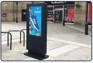 Waterproof Advertising LCD Display Floor Standing 86inches 98inches 8ms