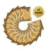 Buy cheap Anti - Aging And Wrinkle 24K Gold Collagen Eye Masks Relieves Tired Eyes from wholesalers