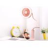 Buy cheap Clip desk lamp fan rechargeable usb portable fan clip from wholesalers