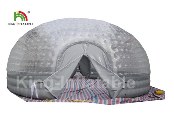 Buy cheap Airtight Combo Color Clear Inflatable Bubble Tent 8m Diameter For Outdoor from wholesalers