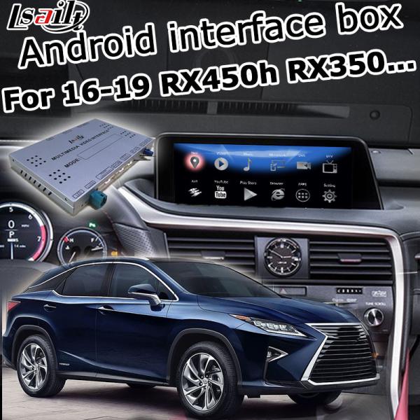 Buy cheap RX350 RX450h Lexus Video Interface 16-19 Version 4GB RAM Android carplay Navigation Box from wholesalers
