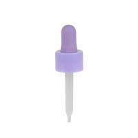Buy cheap Purple Glossy Plastic Pipette Dropper 18/410 20/410 Cosmetic Packaging Dropper product