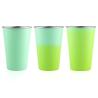 Buy cheap Leak Proof Single Wall Stainless Steel Cup Color Changing Insulated Iced Coffee Tumbler With Straw Easy To Store For Family Dinner Or Outdoor from wholesalers