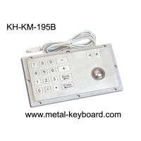 Buy cheap Metal Access Kiosk Digital Stainless Steel Keyboard with trackball product