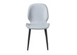 Restaurant Iron Art Leather Padded Dining Chairs