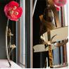 Buy cheap Window Decorative Artificial Red Color Resin Flower from wholesalers