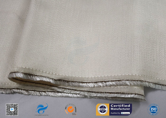 96% Silicon Dioxide 650GSM Satin High Silica Cloth High Temperature Resistant