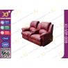 Buy cheap Real Leather Cinema Recliner Chair , Home Theater Sofa With Food Tablet from wholesalers