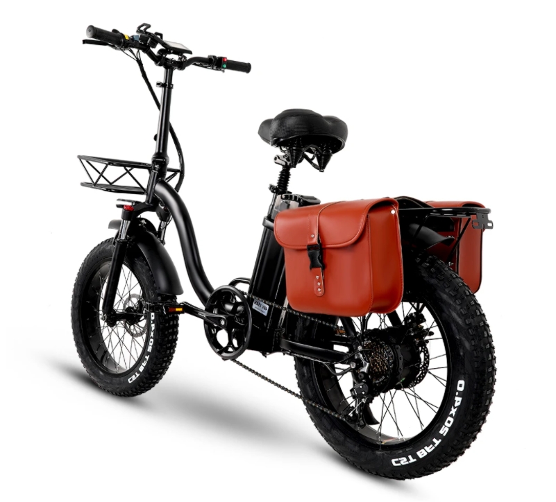 20 Inch Fat Tire Electric Folding Bike 48V 750W 7 Speed Foldable E Bikes