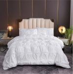 100% Polyester Solid Color Fern Flower Craft Duvet Bedding Set for Homeuse Plain