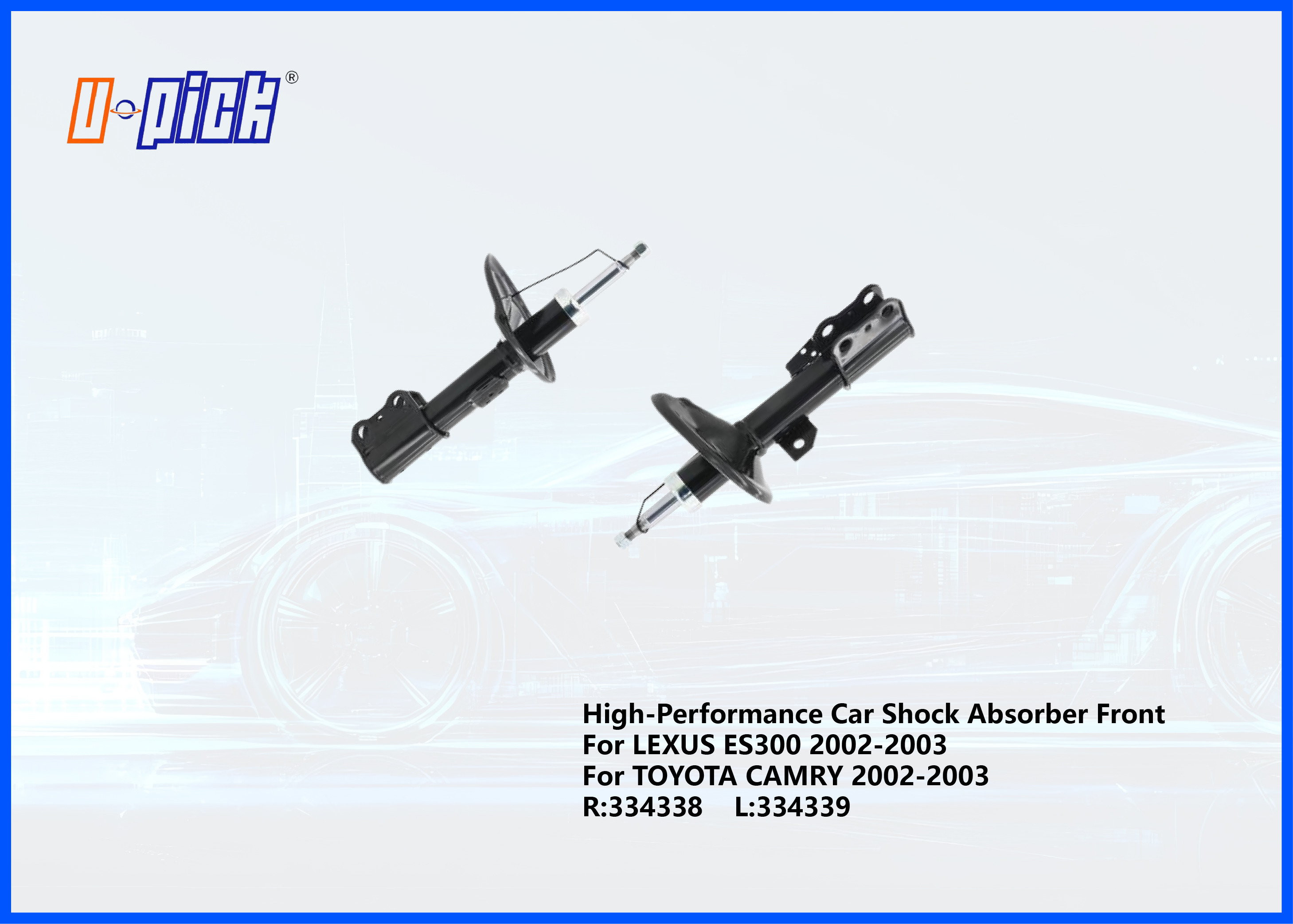 High-Performance Car Shock Absorber Front For LEXUS ES300 2002-2003 TOYOTA CAMRY 2002-2003 R:334338 L:334339