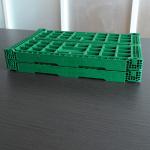 Supermarket Portable Plastic Folding Crate For Fruit Vegetable