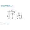 Buy cheap Hotel bathroom sanitary ware pedestal wash hand basin SWC541 modle from wholesalers