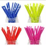Bar Party Decoration Solid Color Paper Straws Earth Friendly FDA Approved