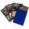Buy cheap 66x91mm Game Card Sleeves Orange Texture Solid Blue Playing Card Sleeves from wholesalers
