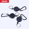 Buy cheap Deyi Badge ReelRetractable Keychain Heavy Duty Carabiner Badge Holder Tactical ID Coated Steel from wholesalers