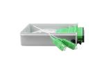 SC APC 1x8 Optical Fiber Splitter, cassette plc fiber optic splitter fTTH