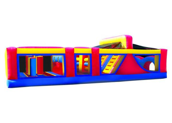Buy cheap Kindergarten Baby Inflatable Obstacle Course Bouncer Digital Printing 30 * 11 * 10ft from wholesalers