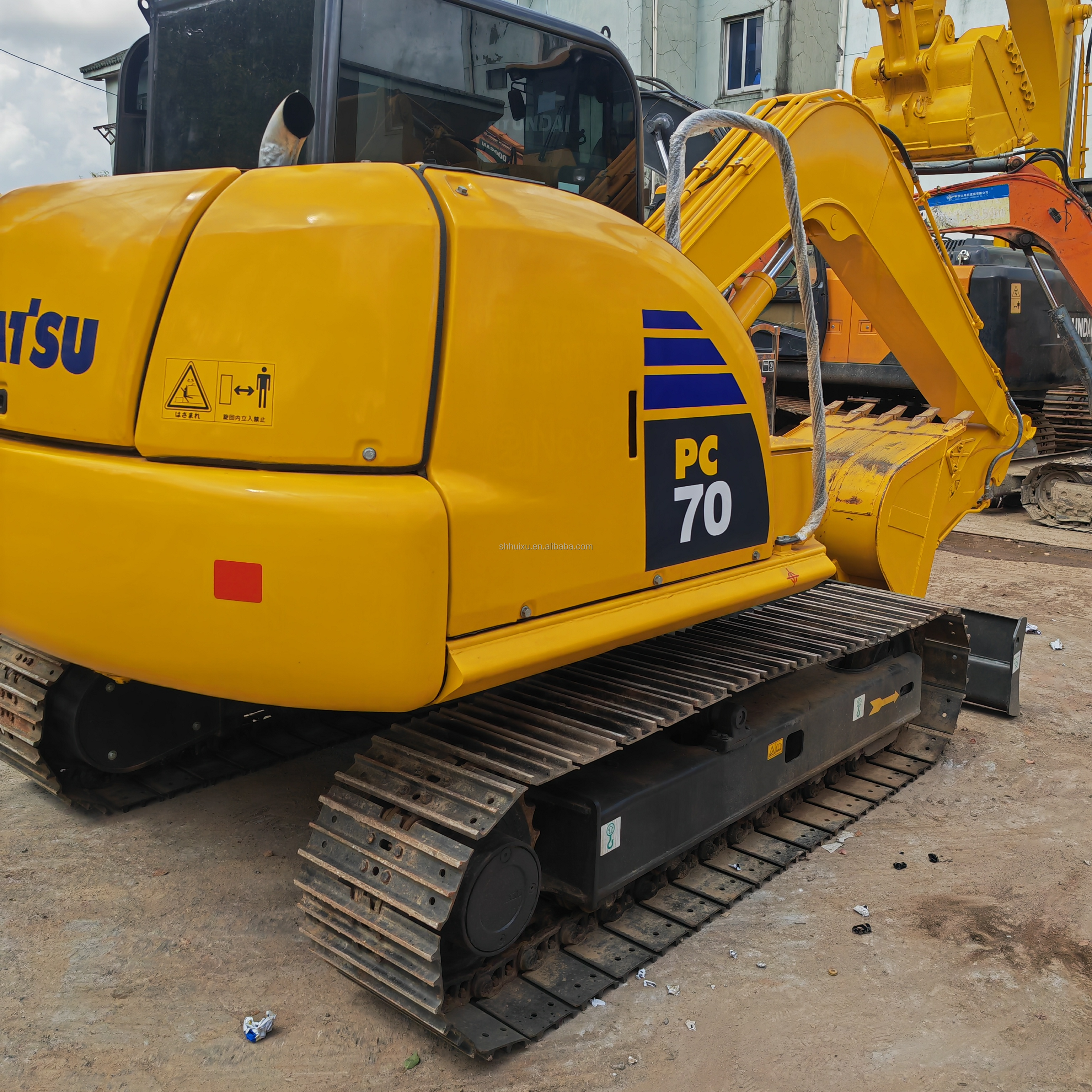 7 Ton Used Komatsu Pc70 8 Second Hand Pc70 8 Komatsu 7000KG 0.3m3 Bucket Capacity