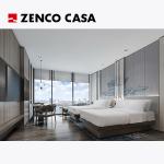 Hotel Bedroom Furniture Set Includes Single Bed And Bedside Table