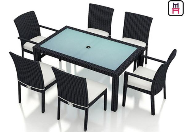 Buy cheap Outdoor Patio Furniture High Top Table , Commercial Grade Outdoor Dining Furniture Table from wholesalers