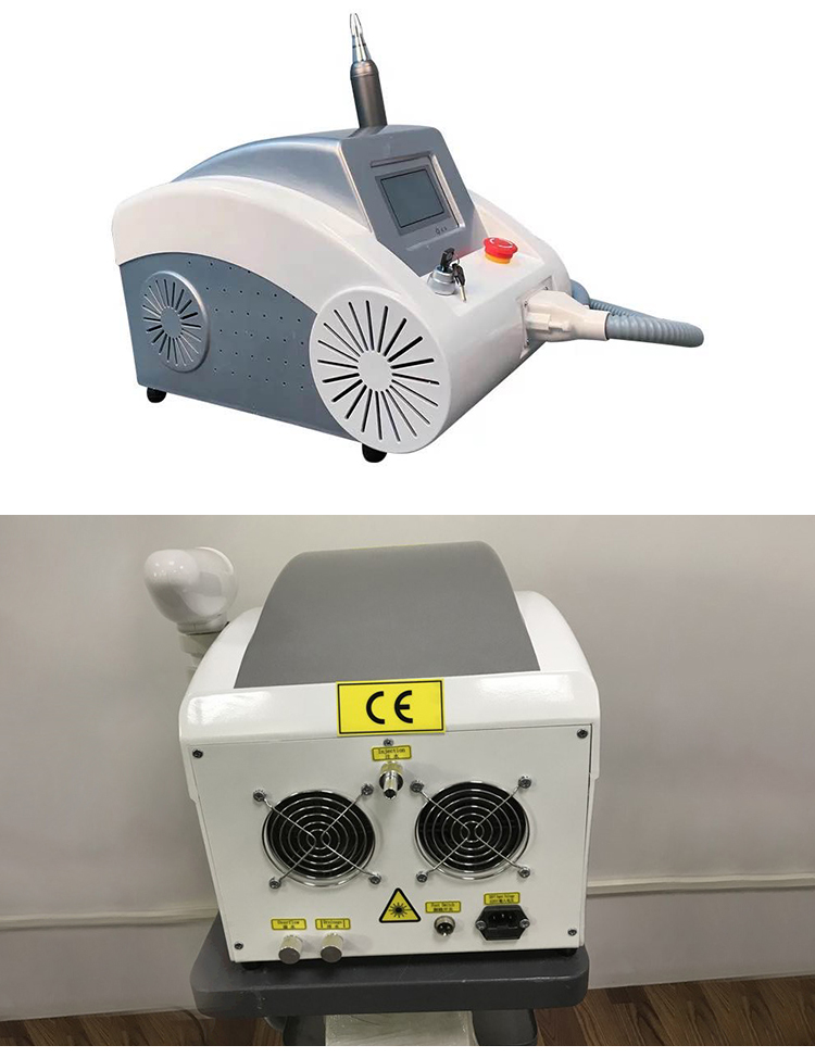 Nd Yag Laser Tattoo Removal Eyebrow Laser tattoo removal Machine with aiming light portable