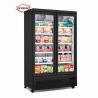 Buy cheap Factory double glass door beverage display freezer refrigerator with good quality for supermarket from wholesalers