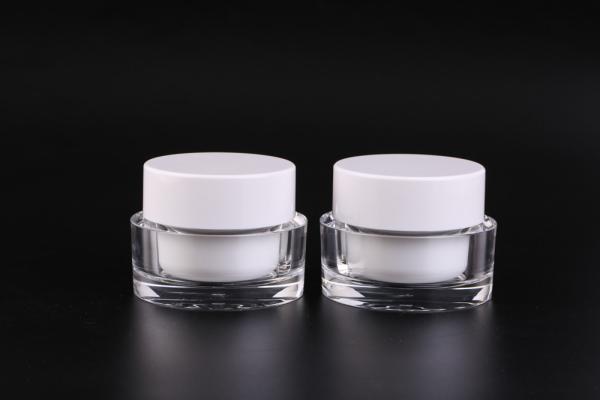 Buy cheap UKC39 50g V7 Cream Double-Wall Design Luxury Packaging Small Ceramic Cream Jar from wholesalers