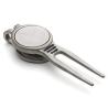 Buy cheap Hot selling promotional metal bulk golf divot tools /pitch forks with ball marker from wholesalers