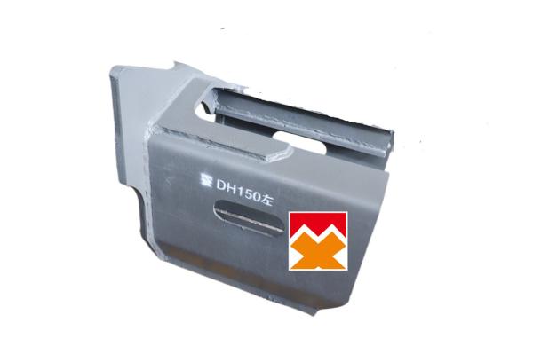 Buy cheap DH150 DAEWOO Mini Digger Undercarriage Parts Front Idler Front Fork from wholesalers
