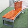 Buy cheap Garden Wooden Stone Bench set with Backrest Stone leg metal Wood Bench Wholesale stone Garden wood bench Wholesale from wholesalers