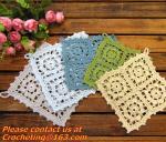 Cotton Vintage Doily Patterns Colored Crochet Doilies Placemats for Wedding