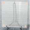 Buy cheap Custom Made Fabric EVA Laminated Glass Decorative Partition / wardrobe Glass Door from wholesalers
