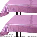 Laser Rainbow Theme Party Tablecloth Aluminum Film Birthday Wedding Party