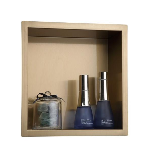 Buy cheap 12in Width Rectangle Chrome Niche Bathroom Cabinets For Vanity from wholesalers