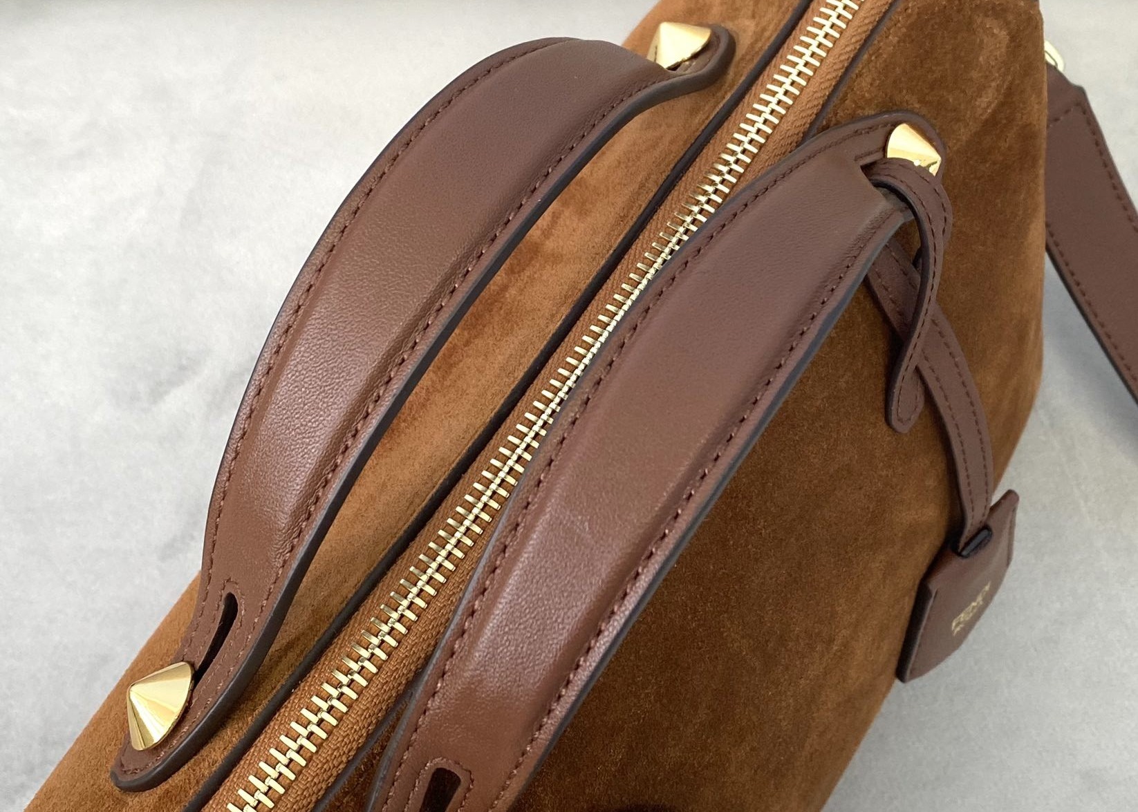 Bytheway soft cowhide genunie leather and deerskin Womens Luxury Handbag Circular pendant handbag