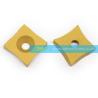 Buy cheap SPUB Square Serial CNC Carbide Inserts High Coating Hardness For Planing Steel Tube from wholesalers
