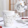 Buy cheap Customized Cute Ceramic Coffee Mugs 3d Animal Pattern For Gift from wholesalers