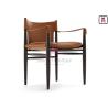Buy cheap Ash Wood Frame Restaurant Dining Room Chairs Armrest Modern For Hotel Lobby from wholesalers