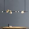 Buy cheap Modern Black Gold LED Long Chandelier for Bedroom Living Dining Study Room Kitchen Coffee Shop Typography (WH-MI-188) from wholesalers