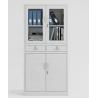 Buy cheap 0.5 - 1mm Thickness Glass Door Cabinet , Office Steel Storage File Cabinet from wholesalers