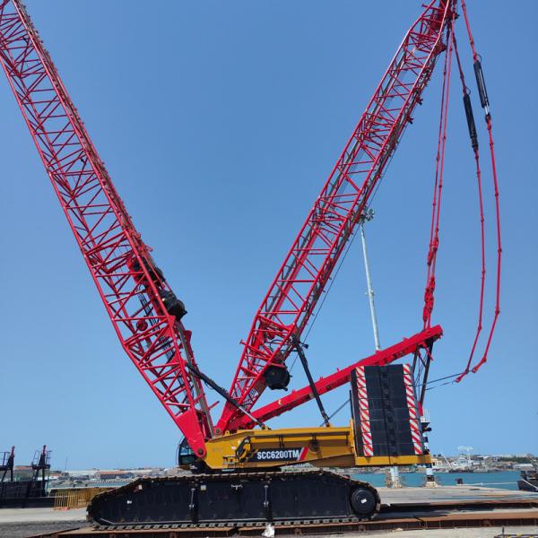 Buy cheap 500T Crawler Crane Lifting Moment 6200TM XGC500 With 12-36m Jib Length from wholesalers