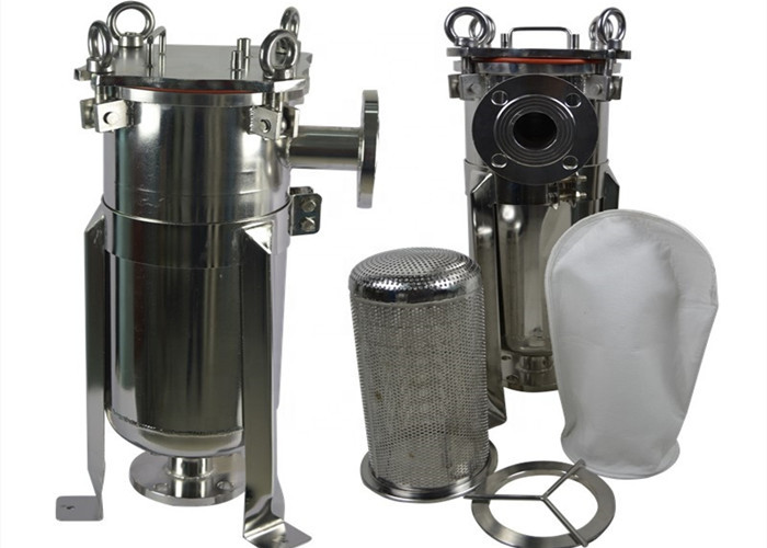 Farms SS 316 304 Stainless Steel Bag Filter Housing For Food And Beverage Weight 62KG