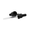 Buy cheap 18/410 Tamper Evident Glass Dropper Caps Black Plastic Dropper For Oil from wholesalers