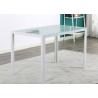 Buy cheap White 52.91lb 20×70×75cm Tempered Glass Dining Table from wholesalers