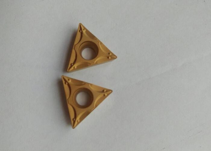 Wear Resistance Tungsten Carbide Inserts Golden / Black Color 100% Virgin Raw Material