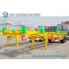 Buy cheap 65T Terminal Frame Container Flatbed Semi Trailer 40 ft 2 Lines Skeleton from wholesalers