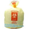 Buy cheap Clinical Waste Bags (Yellow), Heavy Duty Sacks , 17in x 25in (x25), Popular PE/PP biohazard eco bag,garbage bag,plastic from wholesalers